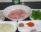 A picture of step 1 of Chicken Fajita Wrape.