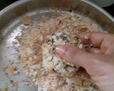 A picture of step 1 of Banana flower cutlet.