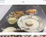 A picture of step 6 of Zinger burger recipe restaurant style.