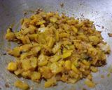 A picture of step 3 of Pumpkin khatti Meethi launji.