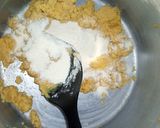 A picture of step 3 of Bengali Misti.