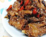 Hình bước làm 9 của món Chân gà hấp tàu xì