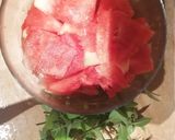 Koktail arbuzowo-miętowy🍉 krok przepisu 1 zdjęcie