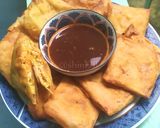 Foto langkah ke 4 dari resep Martabak Tahu Telur dengan Kuah ala Cuko.
