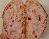 Foto langkah ke 20 dari resep Nastar Ubi Ungu Sourdough Bread.