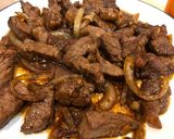 Foto langkah ke 5 dari resep Sapi lada hitam versi minimalis, menu valentine dinner.