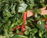 A picture of step 1 of Instant Carrot Achar.