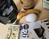 Foto del paso 1 de la receta: Mug cake de chocolate ☕ sin azúcar agregado, ni edulcorante, ni harina, ni lácteos ☕ 7 g proteínas