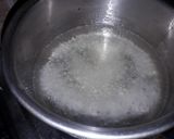 A picture of step 3 of Moong daal burfi.