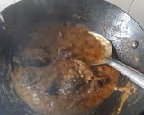 A picture of step 5 of Badanekayi Yennegayi stuffed brinjal curry.