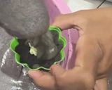 Foto langkah ke 5 dari resep Ketan Hitam Keju Lumer.