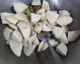 A picture of step 2 of Masala Idli.