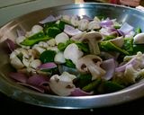 A picture of step 1 of Veg Tandoori Platter.