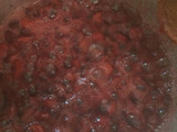 Homemade strawberry jam