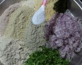 A picture of step 1 of Mixed flour roti.