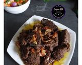 Foto langkah ke 3 dari resep Daging Masak Hitam (khas Jambi).