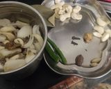 A picture of step 1 of Shahi paneer.