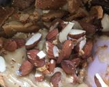 A picture of step 2 of White chocolate & nuts BLONDIES 👌😋.