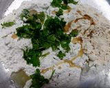 A picture of step 1 of Multi Millet Dhaniya Paratha.