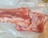 Foto del paso 1 de la receta: Costillar al horno con barbacoa y miel
