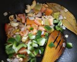 A picture of step 3 of One Pot Veg Biryani.