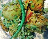 A picture of step 5 of Egg Biryani with Mix Veggies.