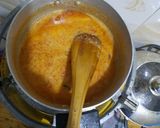 A picture of step 4 of Peanut stew and matoke.