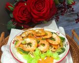 Hình bước làm 4 của món Mì xào giòn với tôm và rau củ