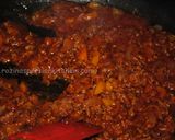 A picture of step 4 of Persian style spaghetti.