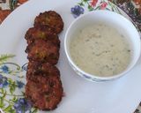 A picture of step 6 of Mix Flour with methi vada.