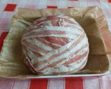 Baconös-fasírtos karfioltorta recept fázis 13 fotója