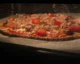 Foto del paso 7 de la receta: Pizza de base de coliflor con Lékué y Mambo, receta fácil 😍