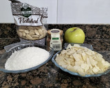 Foto del paso 1 de la receta: Bocaditos de almendra, coco y manzana en airfryer