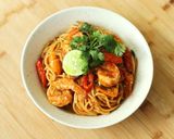 Foto langkah ke 9 dari resep Tom Yum Spaghetti Devina Hermawan.