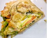 Foto del paso 6 de la receta: Sándwich de calabacín, salmón y queso emmental