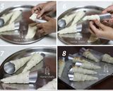 A picture of step 5 of Paneer Coneizza.