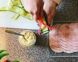 Uborka sushi recept fázis 1 fotója