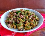 Foto langkah ke 4 dari resep Cumi Tempe Cabe Ijo.