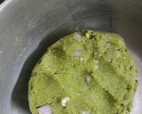 A picture of step 2 of Spinach-CornMeal Tikki.