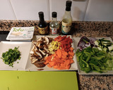 Foto del paso 1 de la receta: Wok de tofu con shitake y verduras