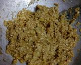 A picture of step 4 of No Bake Banana Peanut Butter Cookies.