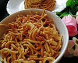 A picture of step 6 of Ratlami sev.