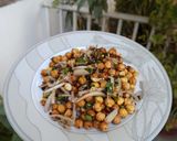 A picture of step 1 of Roasted Chana Chaat.