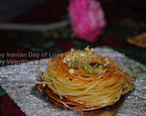 A picture of step 15 of Bird nest sweet.