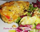 Foto del paso 14 de la receta Pastel de calabaza, con setas y jamón