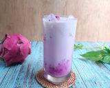 Foto langkah ke 3 dari resep Es kocok buah naga.