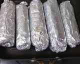 Gambar langkah 7 resipi Lemang Termudah.