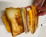 A picture of step 5 of Korean Toast Sandwich.