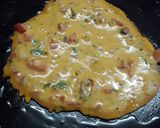 A picture of step 6 of Veg omelette.