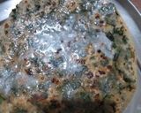 A picture of step 5 of Palak parantha.